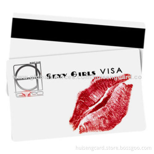 Magnetic Strip Card in Various Shapes, Made of PVC or PETG